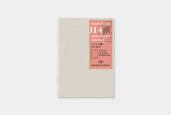 Traveler's 014 Dot Grid Passport Refill Cover