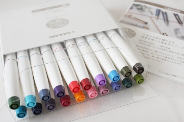 Sailor Shikiori Brush Pen Set ends