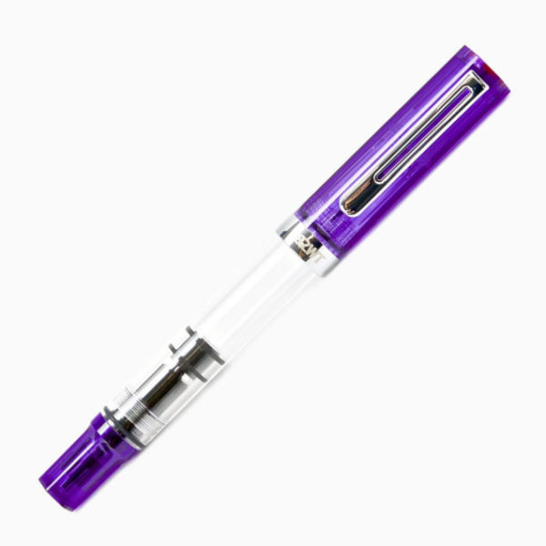 TWSBI ECO Transparent Purple Fountain Pen Closed