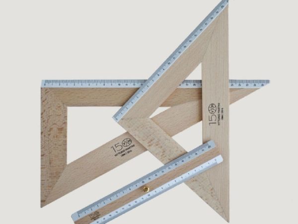 Technical Drawing Set Vittorio Martini 1866 150° beech wood-11193