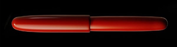 Namiki Emperor Urushi Fountain Pen Vermillion back