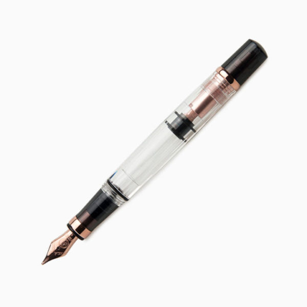 TWSBI 580 Smoke Rose Gold II Fountain Pen Open