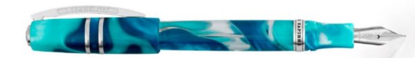 Blue Lagoon Fountain pen open