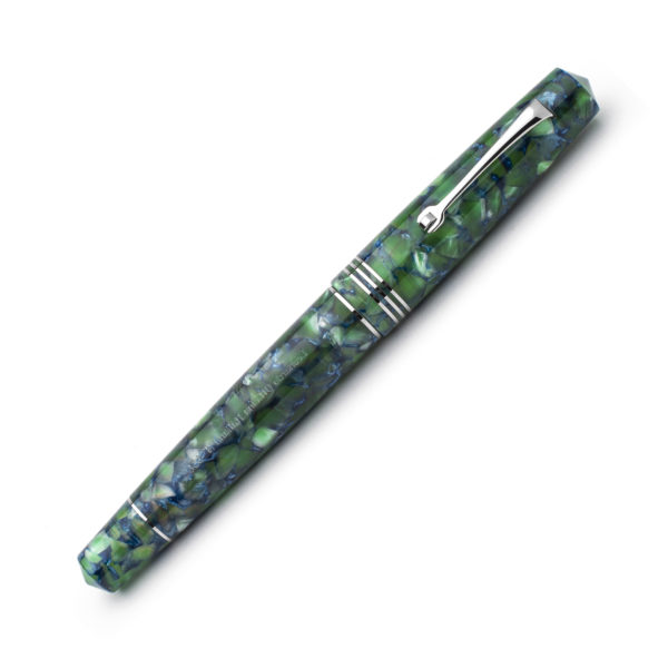 Leonardo Momento Zero Iride Green-Blue Rhodium Trim