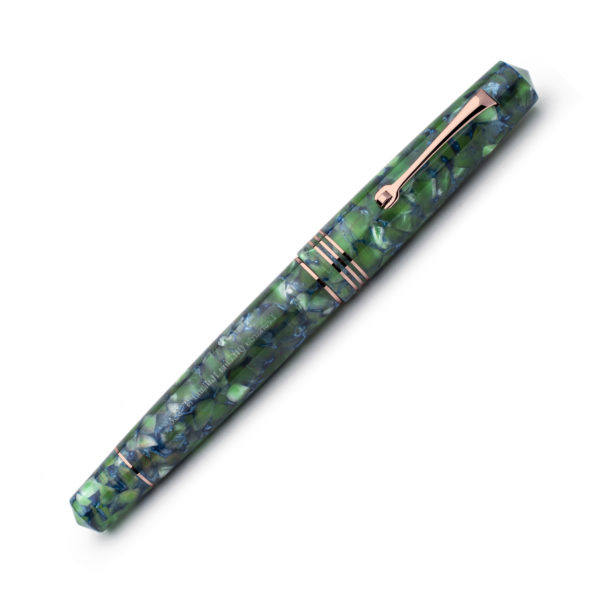 Leonardo Momento Zero Iride Green-Blue Rose-Gold Trim