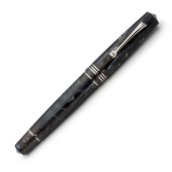 Leonardo Momento Zero Horn Rhodium Trim Fountain Pen