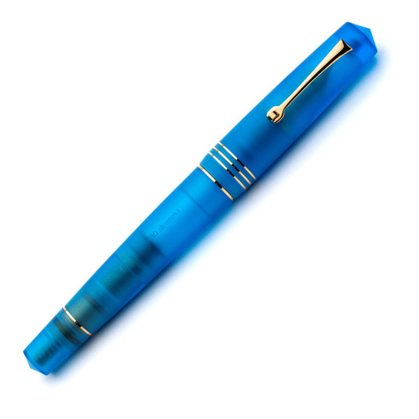 Leonardo Pura Aquablue Gold Trim Fountain Pen