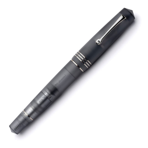 Leonardo Pura Anthracite Rhodium Trim Fountain Pen