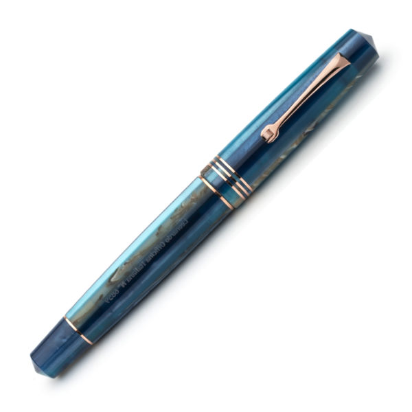 Leonardo Momento Zero Blue Hawaii Rose-Gold Closed