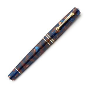 Leonardo Momento Zero Pietra-Marina Gold Trim Fountain Pen