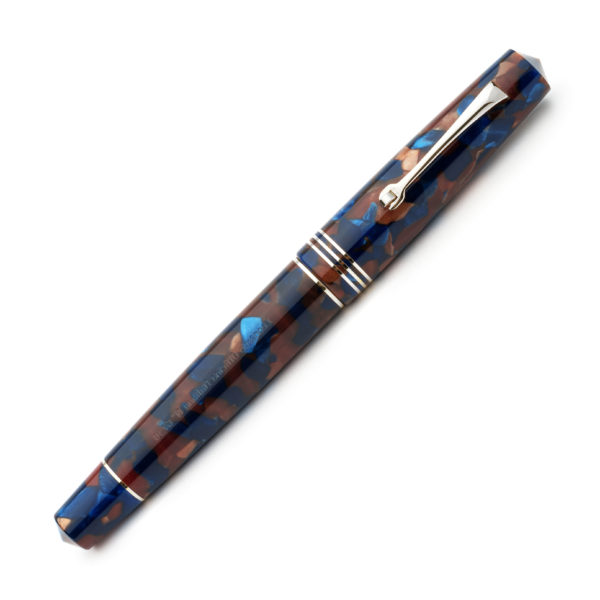 Leonardo Momento Zero Pietra-Marina Rhodium Trim Fountain Pen