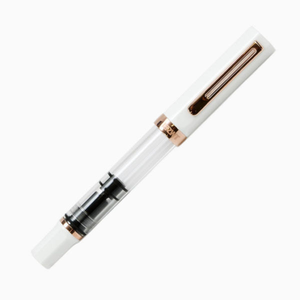 TWSBI ECO White RG Fountain Pen Closed