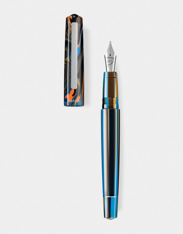 Tibaldi Infrangible Peacock Blue Fountain Pen