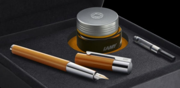 Orange Scala Fountain Pen Box