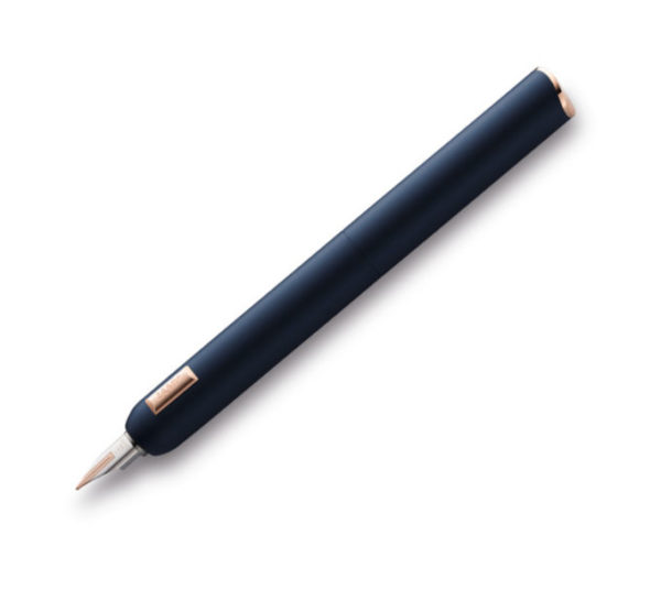 Lamy Dialog CC Fountain Pen - Matt Blue Open