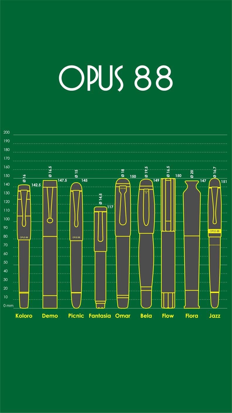 opus 88 pens mobile Opus 88 pens online