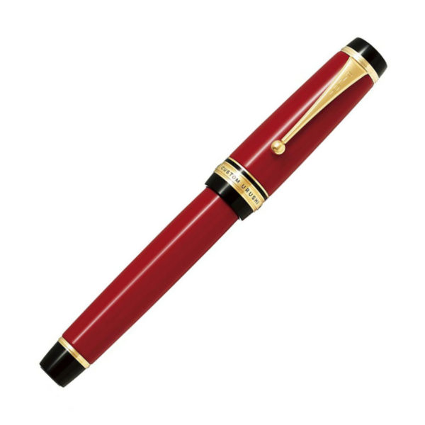 Pilot Custom 845 Urushi Red Fountain Pen - Closed