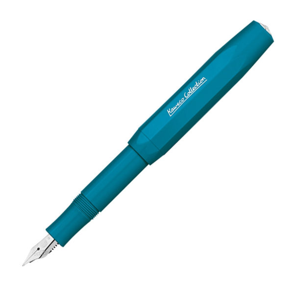 Kaweco Collection Cyan Fountain Pen Open