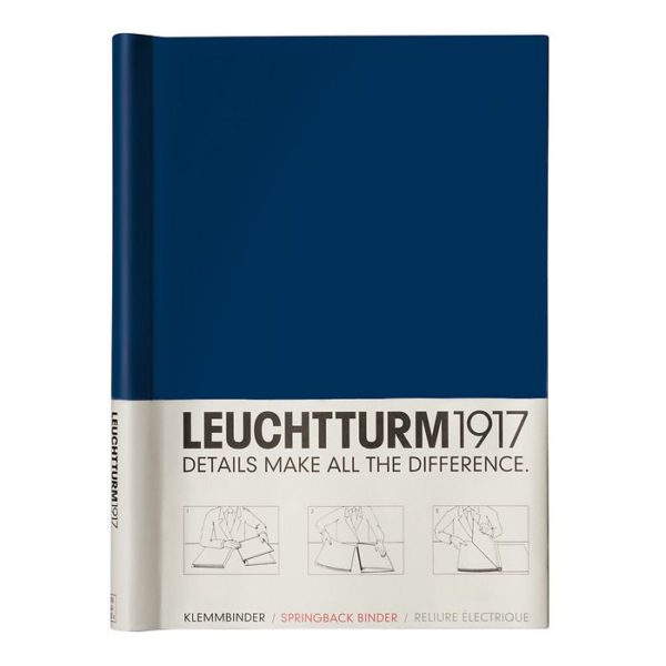 Leuchtturm Springback Binder Navy
