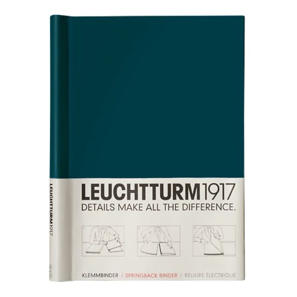 Leuchtturm Springback Binder Pacific Green