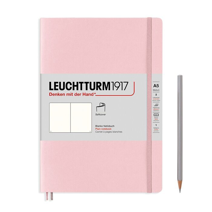 Leuchtturm 1917 A5 Softcover Notebook Powder Blank
