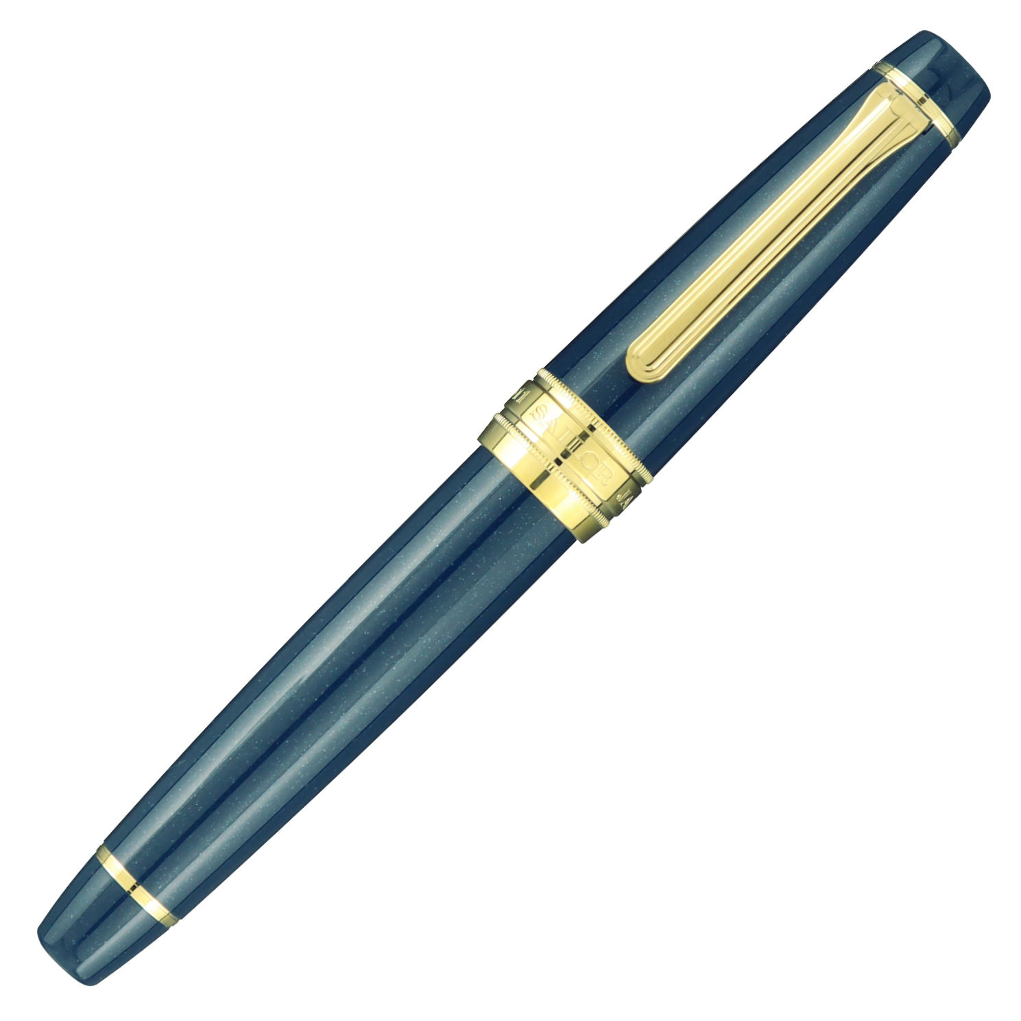 Sailor KOP Professional Gear Blue Dawn Fountain Pen Closed