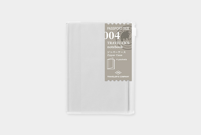 Traveler's 004 Zipper Case Passport Refill Cover