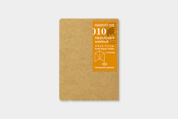 Traveler's 010 Kraft Paper Folder Passport Refill Cover