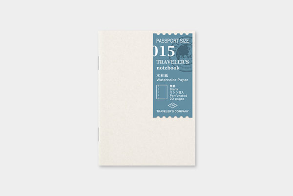 Traveler's 015 Watercolor Paper Passport Refill Cover