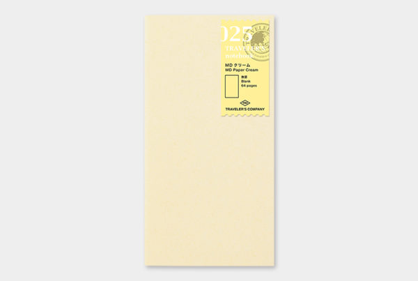 Traveler's 025 MD Paper Cream Refill Cover