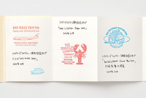 Traveler's Accordion Fold Paper Passport Refill Example 2