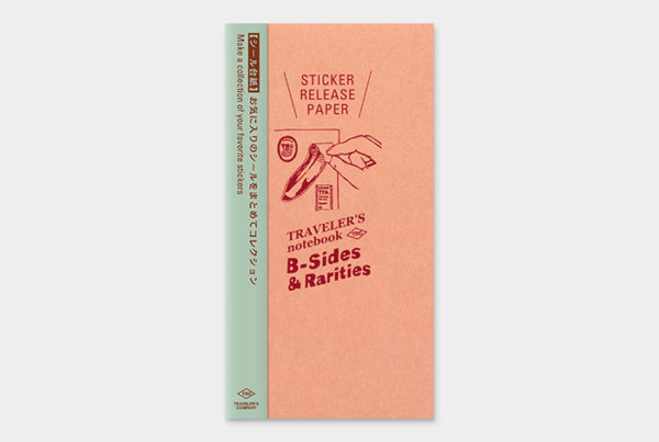 Traveler's Sticker Release Paper Cover