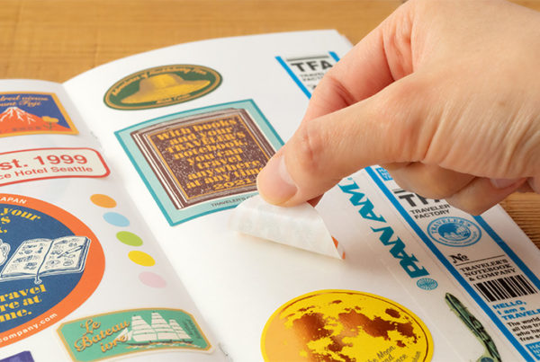 Traveler's Sticker Release Paper Refill Example