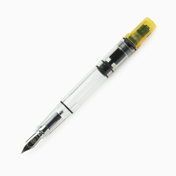 TWSBI ECO Transparent Yellow Fountain Pen Open