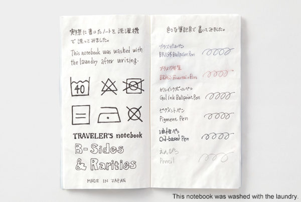 Traveler's Washable Paper Refill Example