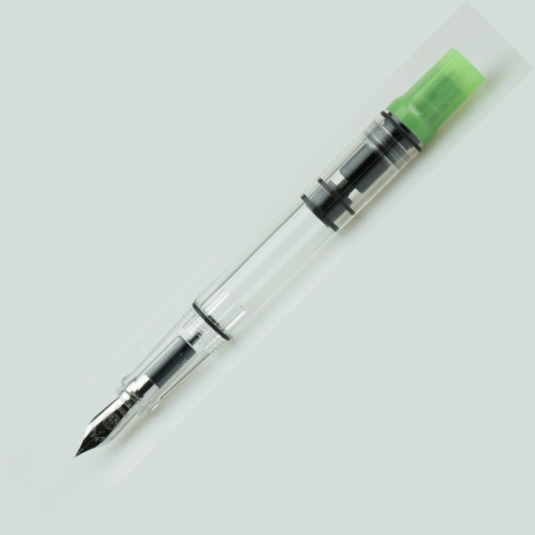 TWSBI ECO Glow Green Fountain Pen Open