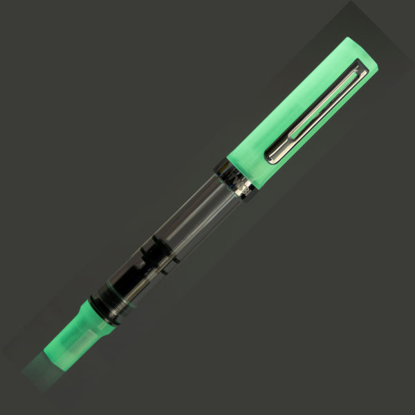 TWSBI ECO Glow Green Fountain Pen Dark