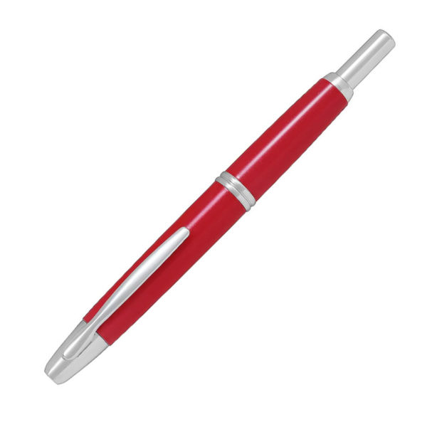 Pilot Capless Red Coral 2022 LE Fountain Pen Closed