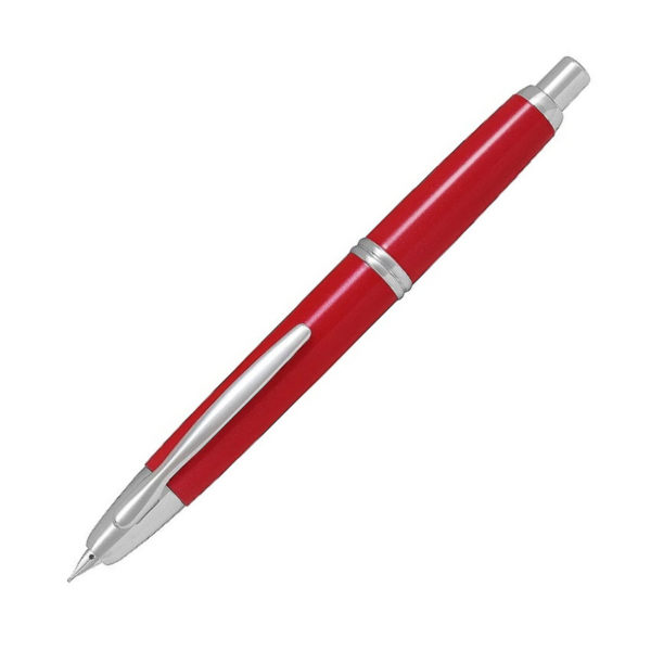 Pilot Capless Red Coral 2022 LE Fountain Pen Open