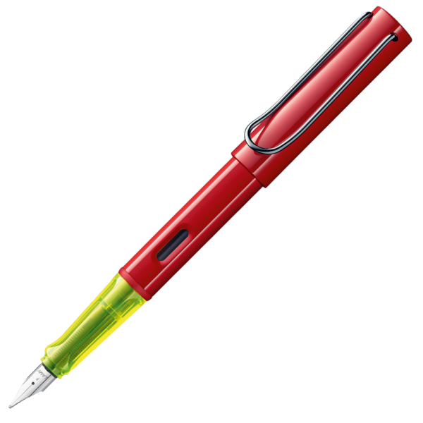 Lamy Al Star Glossy Red Green Fountain Pen