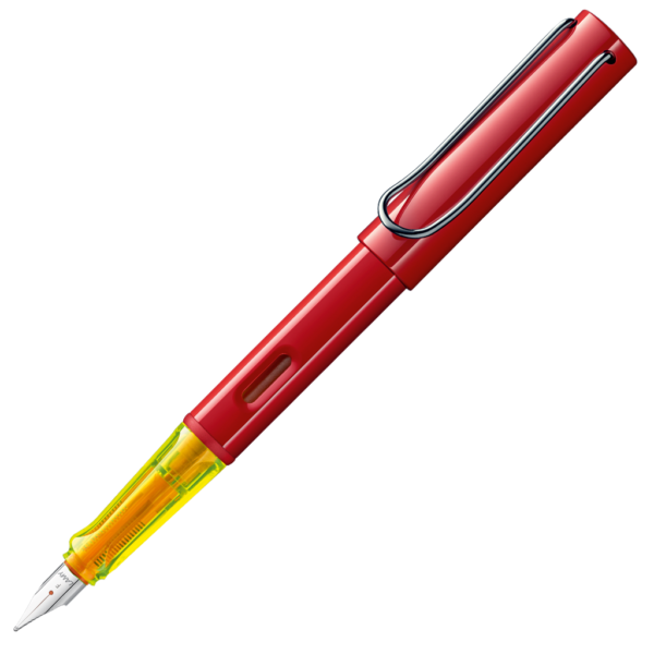 Lamy Al Star Glossy Red Yellow Fountain Pen