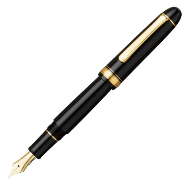 Platinum #3776 Century Fountain Pen Black in Black