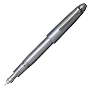 Sailor 1911 L Ringless Metallic Simply Gray Fountain Pen Posted