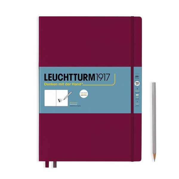 Leuchtturm Sketchbook A4 Master Port Red