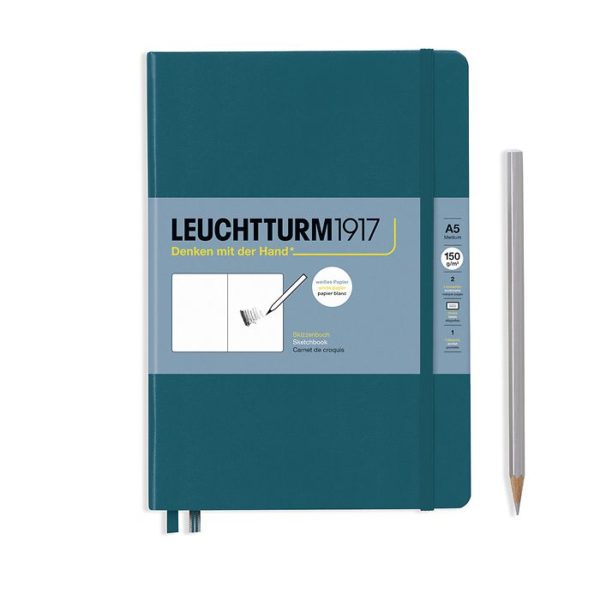 Leuchtturm Sketchbook A5 Pacific Green