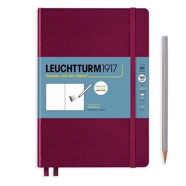 Leuchtturm Sketchbook A5 Port Red