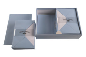 Blue A5 Laid Gift Box