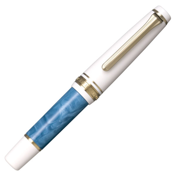 Sailor Rencontre Blue Ciel Fountain Pen Closed