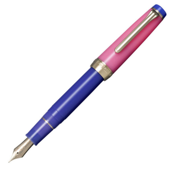 Sailor Professional Gear Spring Sky Fountain Pen Open