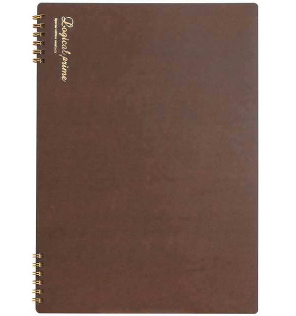 Taccia A4 Brown Ringed Logical Prime Notebook